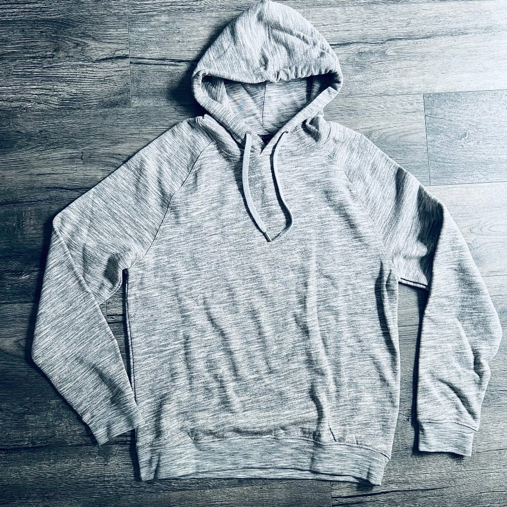 NWT Slate & Stone, Raglan Hoodie, Grey Melange, M